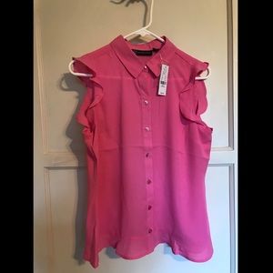 New York & Co. Medium. Sangria Sunset top